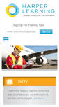 Mobile Screenshot of harperlearning.com